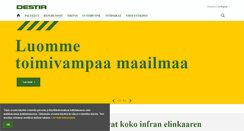 Desktop Screenshot of destia.fi