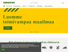 Tablet Screenshot of destia.fi